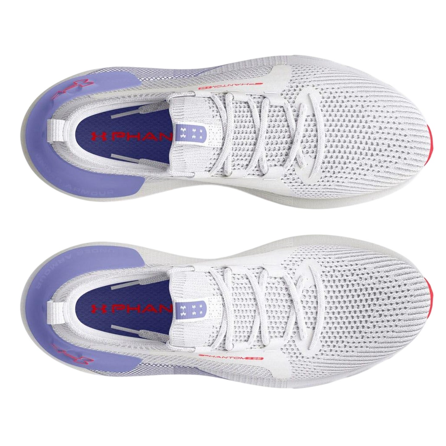 White - Pack Shot - Under Armour Womens-Ladies Hovr Phantom 3 SE Running Shoes