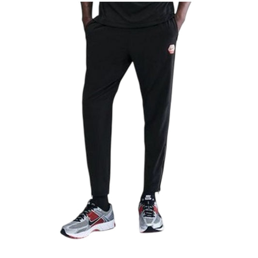 Black-Red - Front - Nike Mens Run Jogging Bottoms
