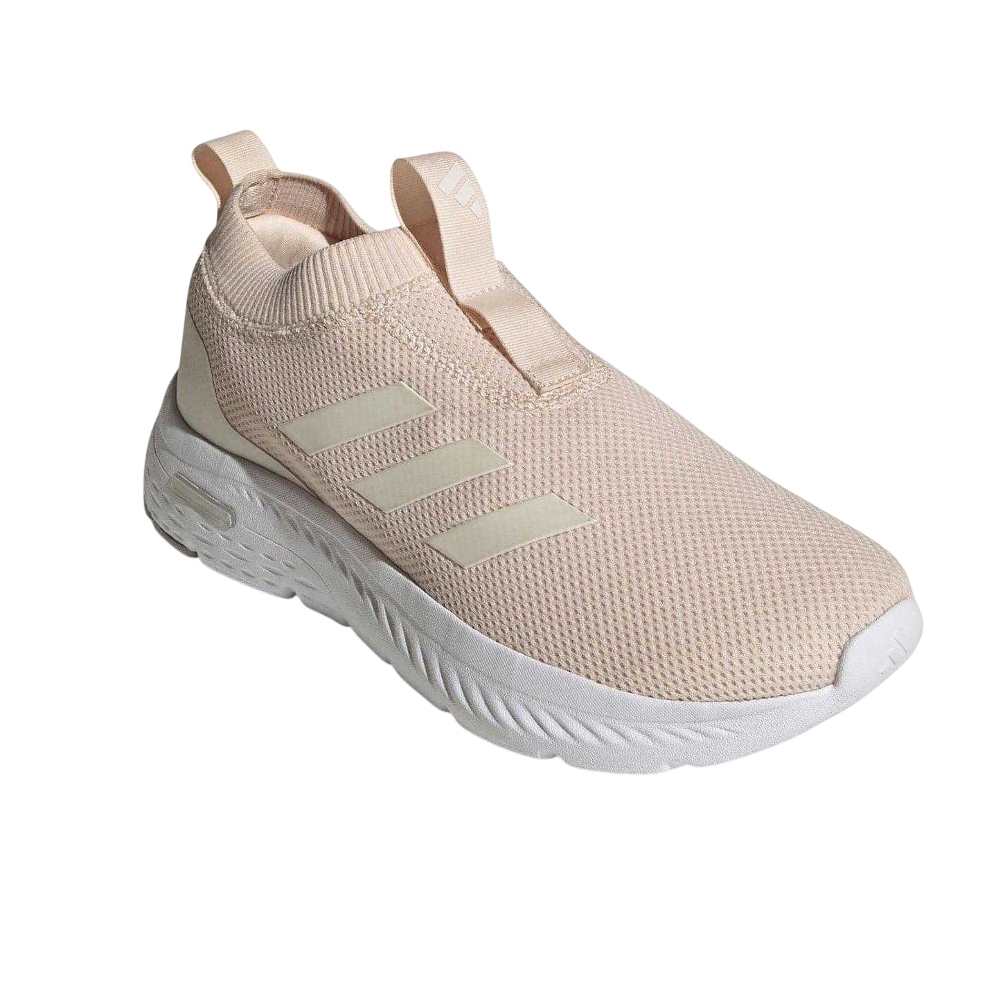 Quartz-Grey - Pack Shot - Adidas Womens-Ladies Cloudfoam Move Sock Trainers