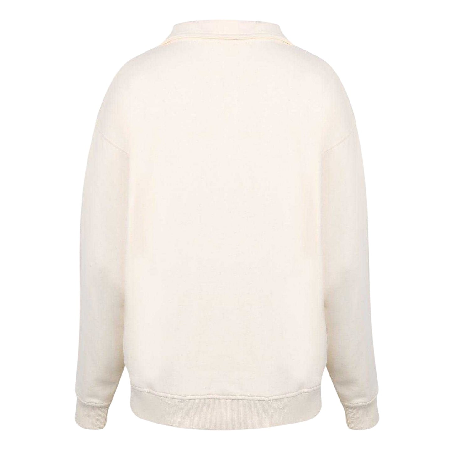 White - Back - Slazenger Womens-Ladies Embroidered Logo Drop Shoulder Relaxed Fit Tennis Sweatshirt