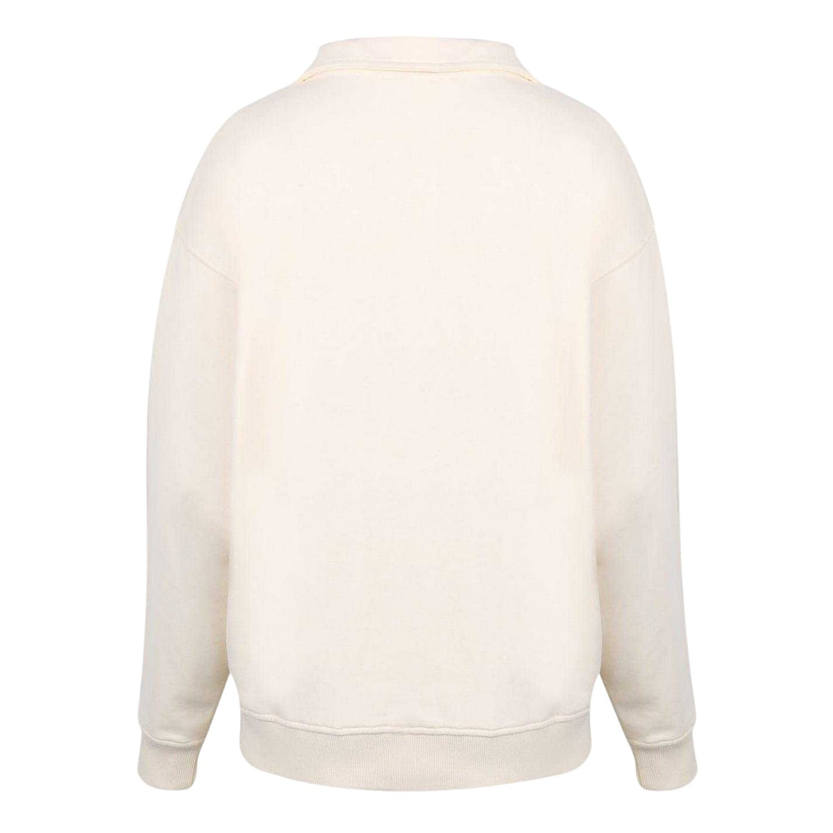 White - Back - Slazenger Womens-Ladies Embroidered Logo Drop Shoulder Relaxed Fit Tennis Sweatshirt