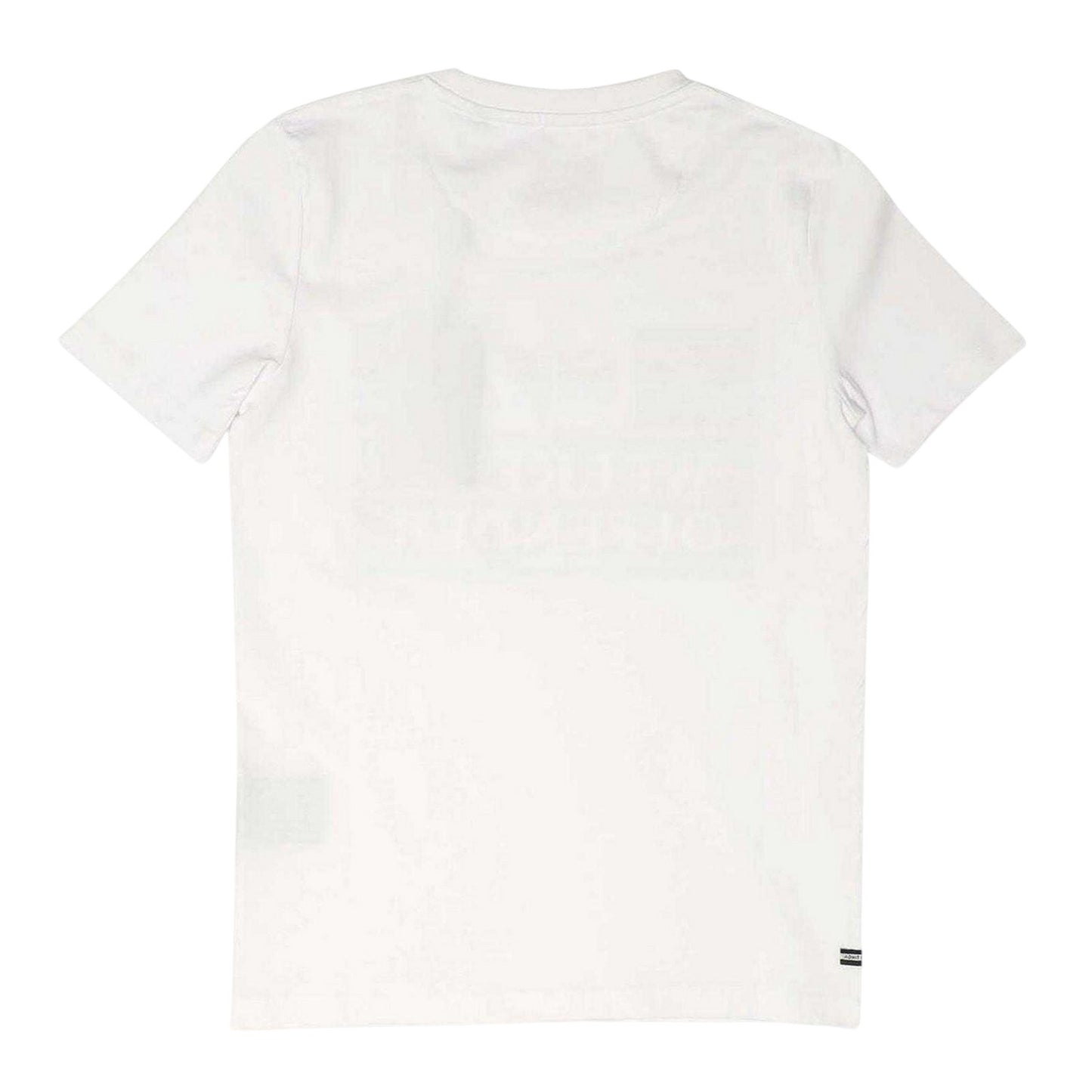 White - Back - Weekend Offender Boys Spine Cotton T-Shirt