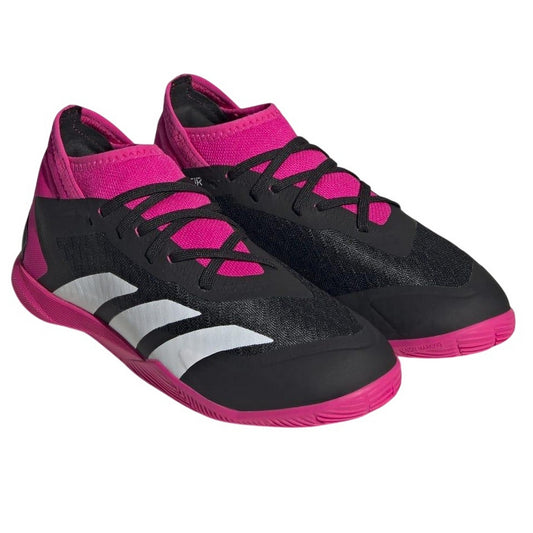 Black - Front - Adidas Childrens-Kids Predator Accuracy 3 Indoor Football Boots