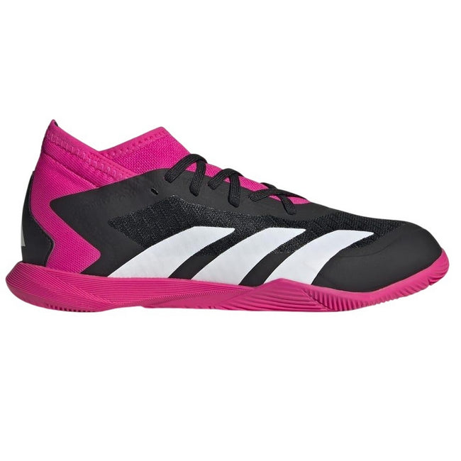 Black - Pack Shot - Adidas Childrens-Kids Predator Accuracy 3 Indoor Football Boots