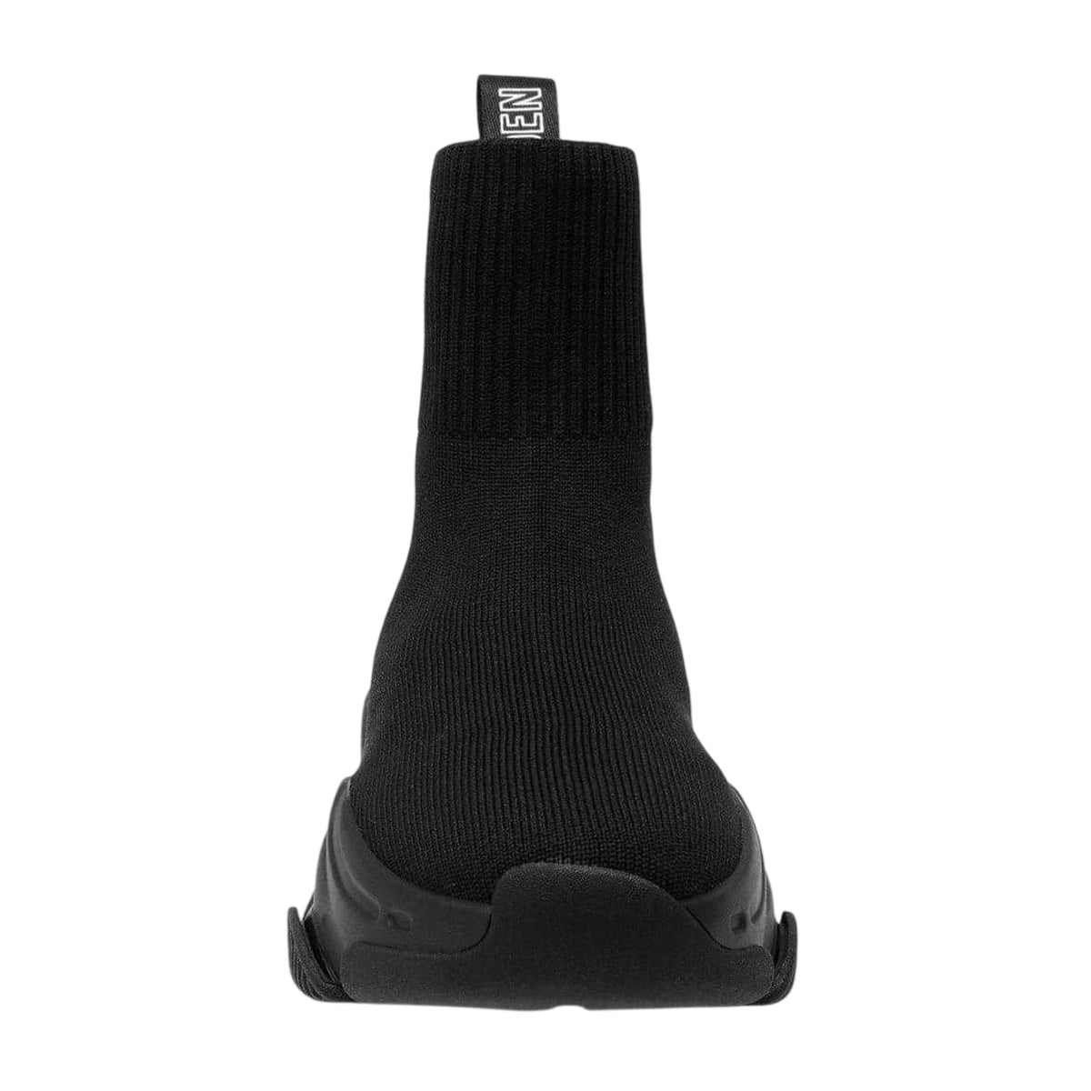 Black - Lifestyle - Steve Madden Womens-Ladies Knitted Sock Trainers