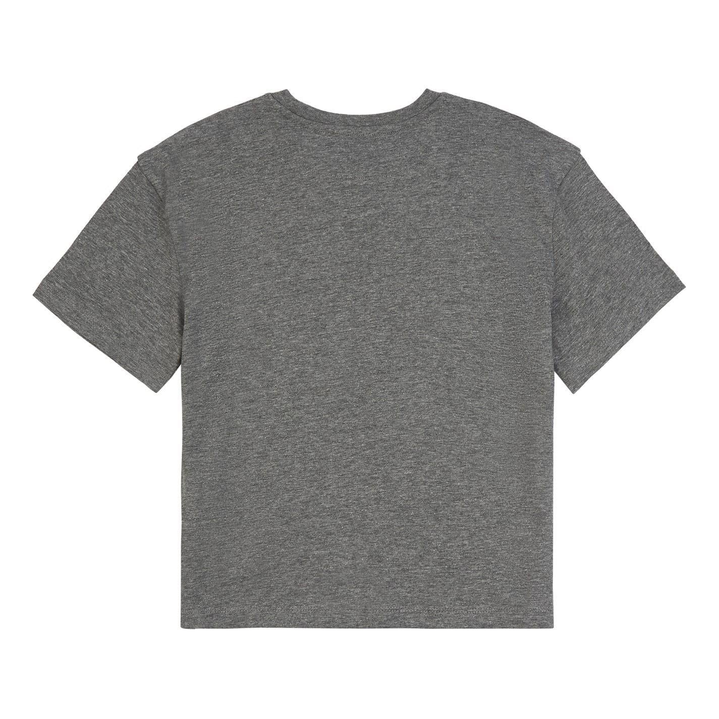 Smoke Grey Marl - Back - Lyle & Scott Boys Oversized T-Shirt