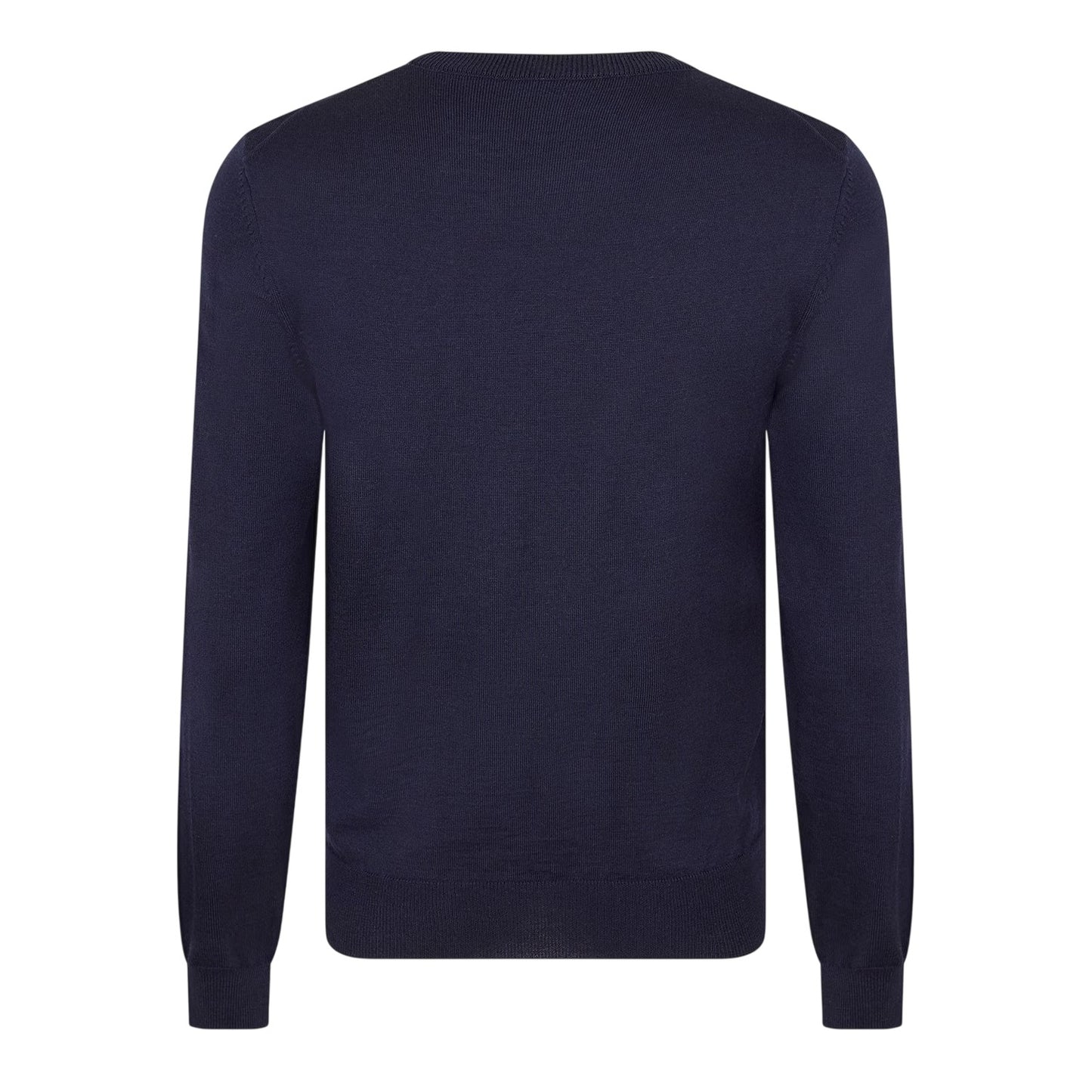 Dark Blue - Back - Boss Mens Baram Crew Neck Pullover
