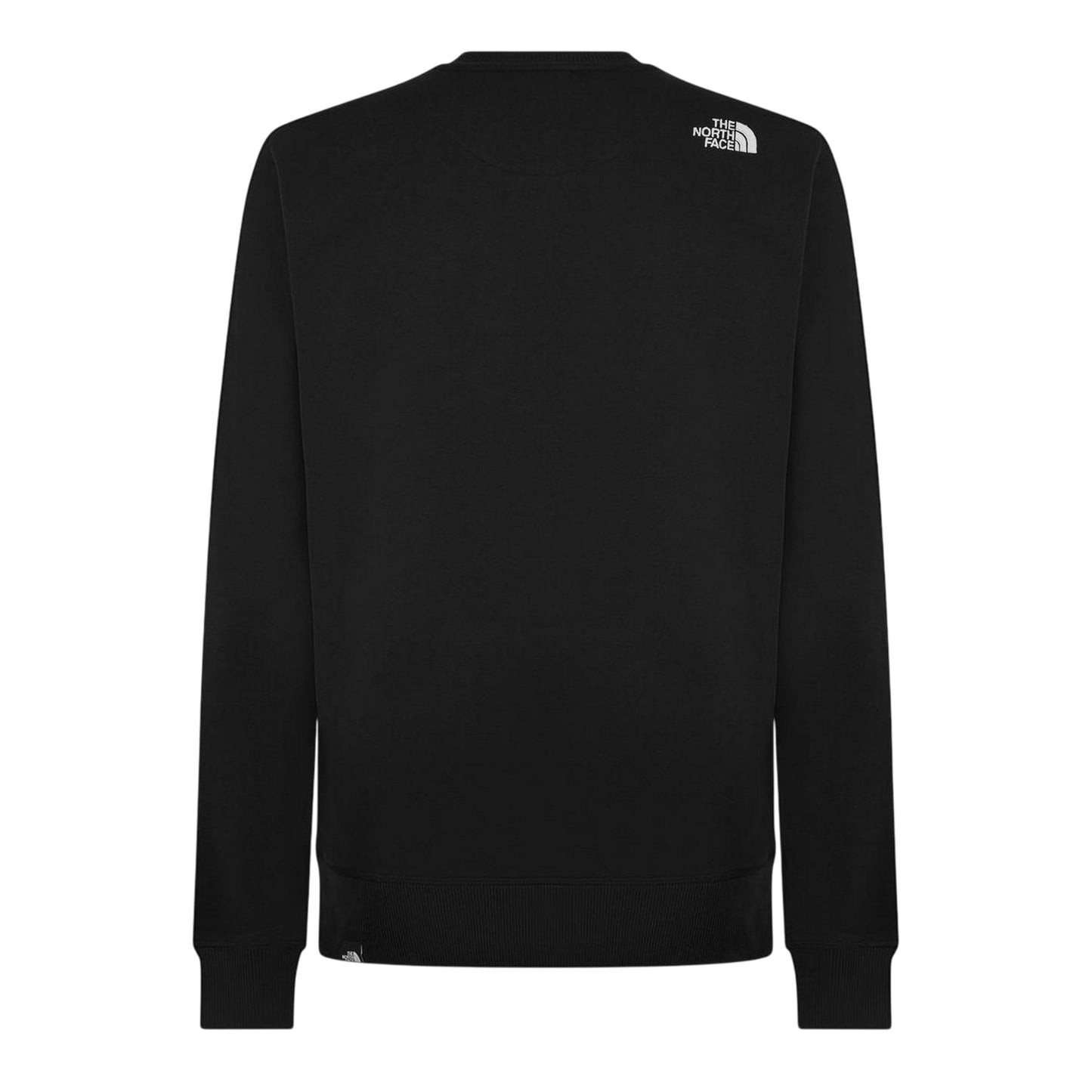 Black-White - Back - The North Face Mens Drew Peak Sweatshirt