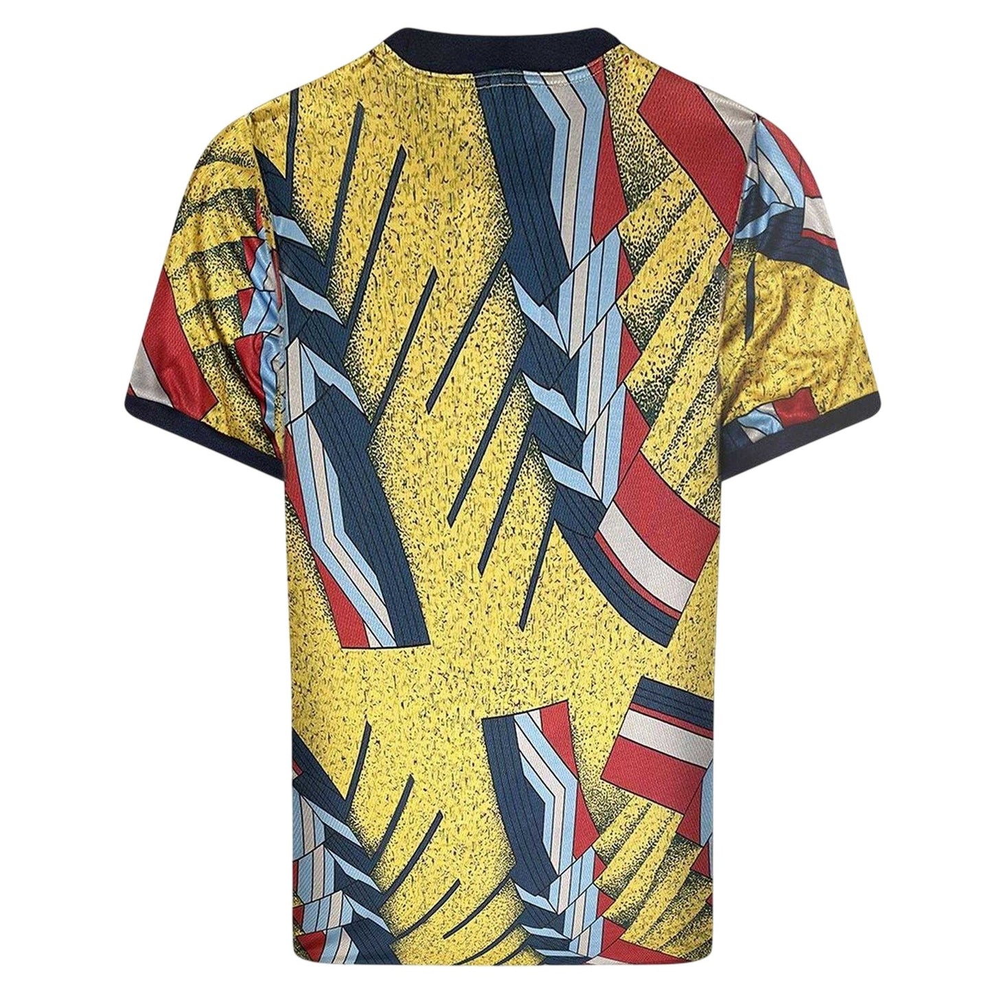 Yellow-Blue - Back - Score Draw Mens England FA Goalkeeper Jersey
