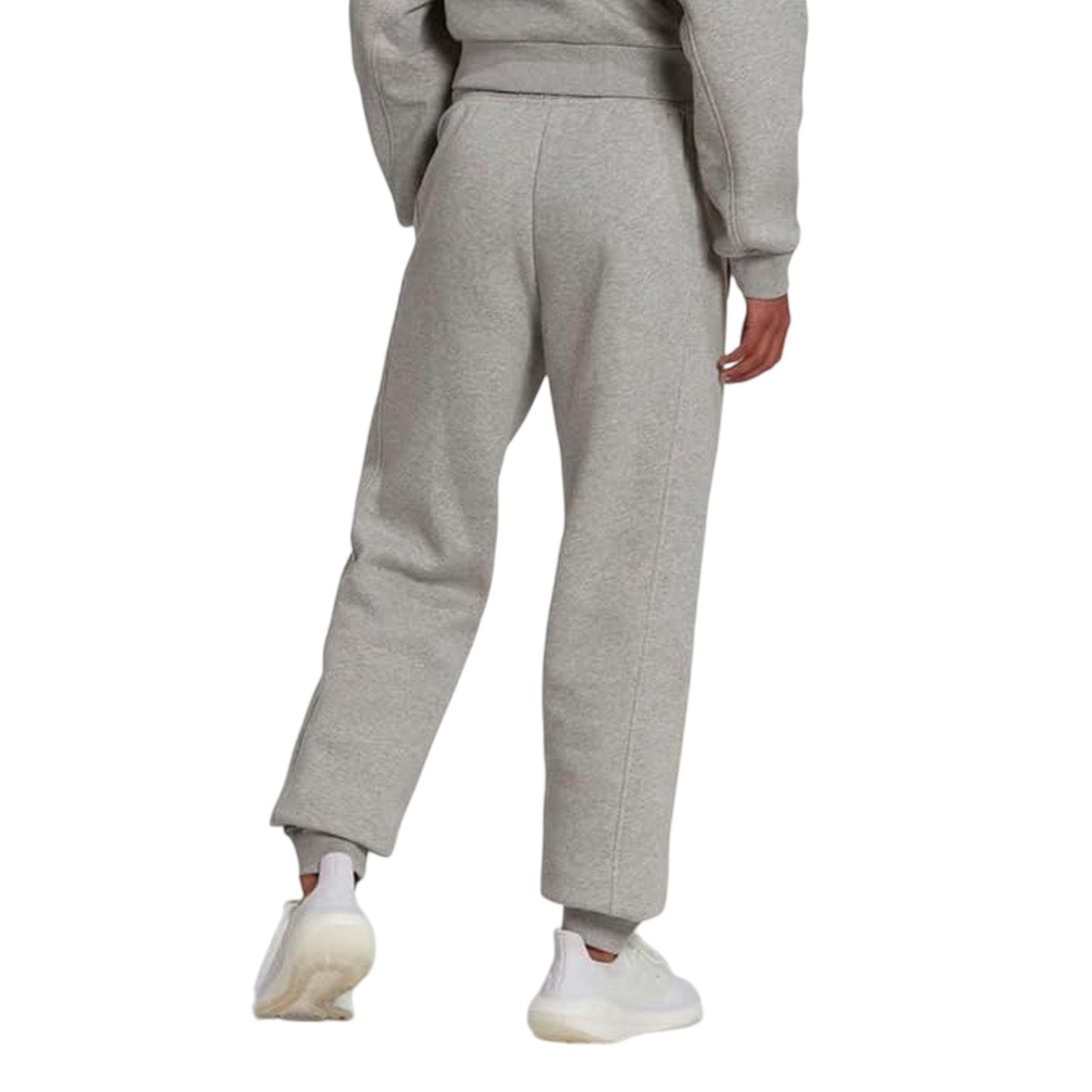 Grey - Back - Adidas Womens-Ladies All Season Slim Joggers