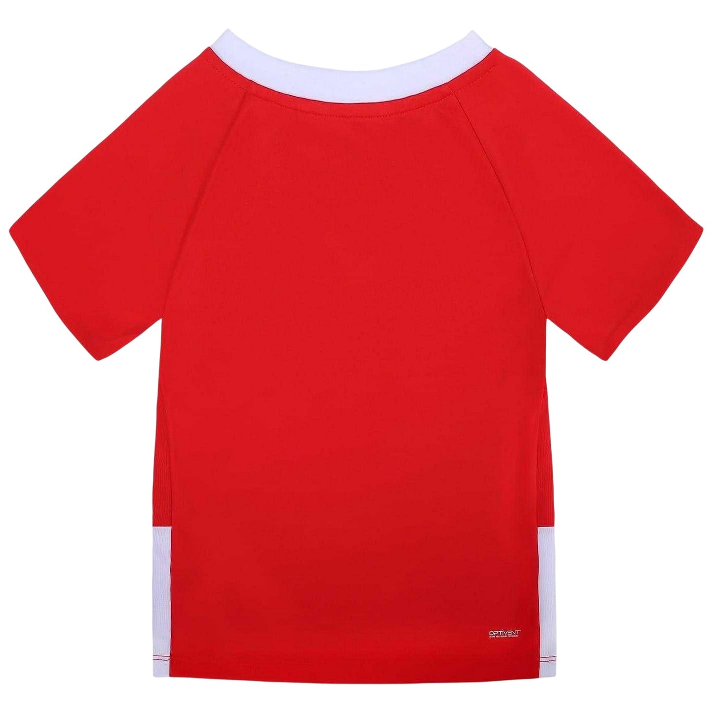 Red-White - Back - Sondico Childrens-Kids Logo T-Shirt