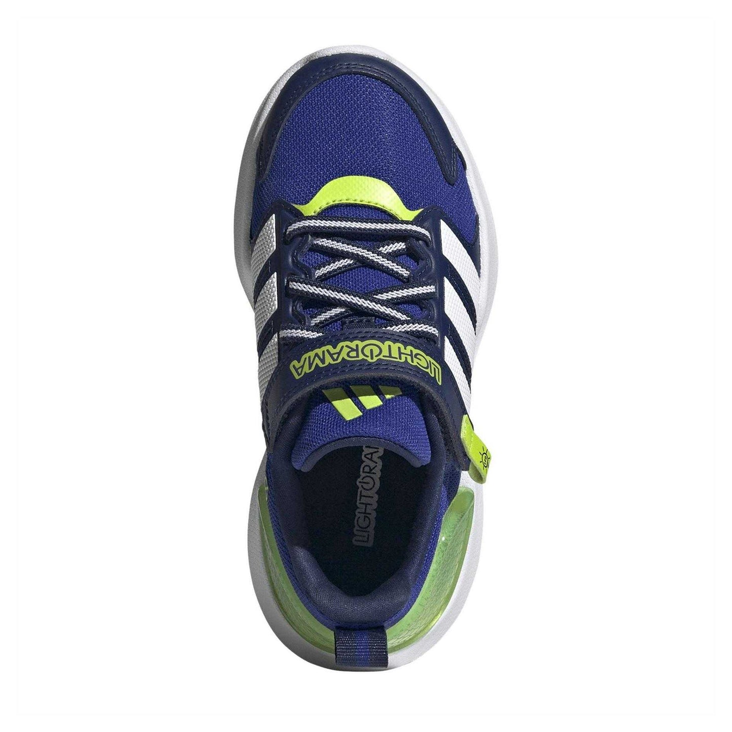 Lucid Blue - Lifestyle - Adidas Childrens-Kids Lightorama Flashing Lights Trainers