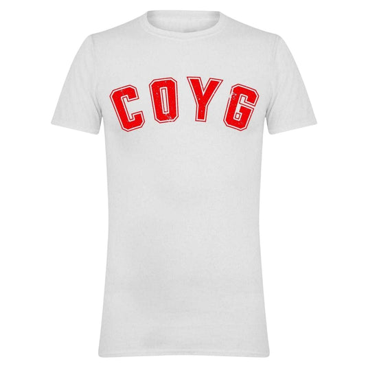 White-Red - Front - AWD Mens Carabao Cup Printed T-Shirt
