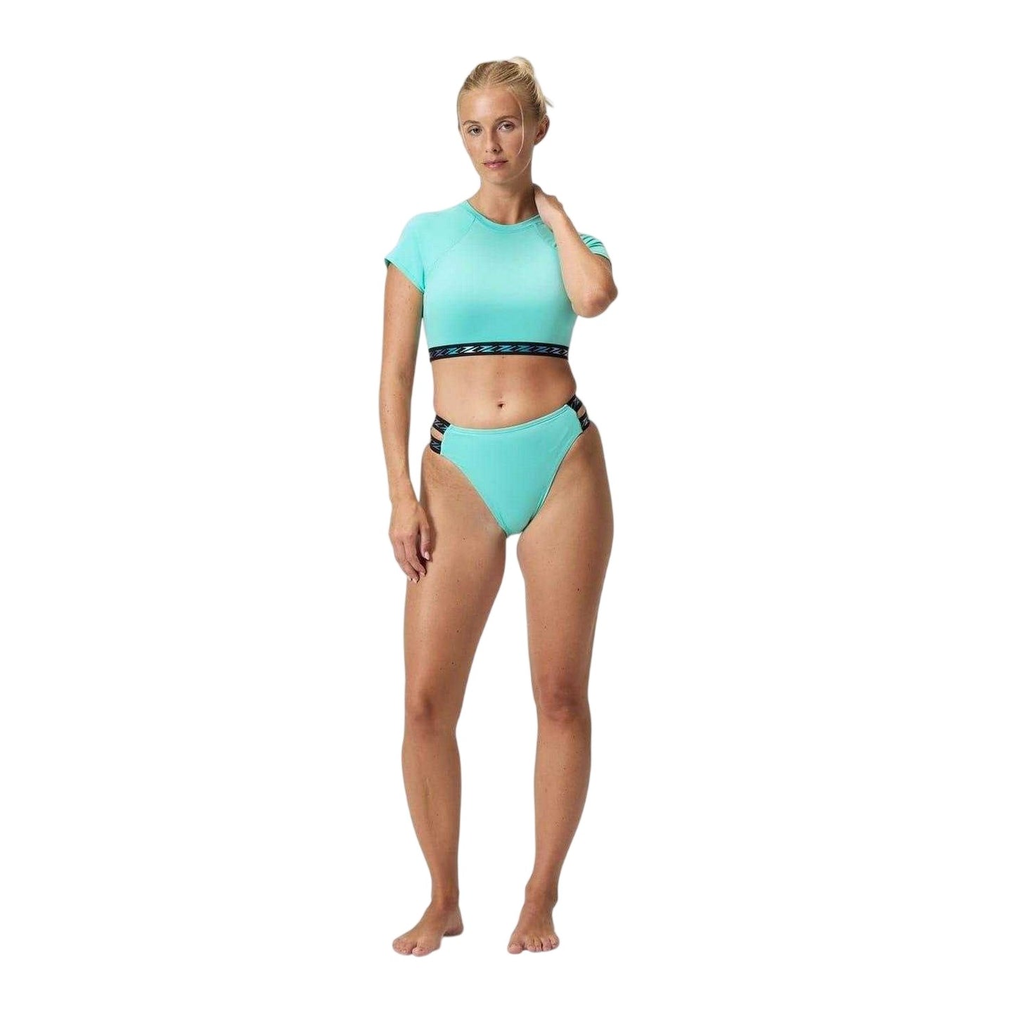 Arctic Glass - Lifestyle - Speedo Womens-Ladies Logo Crop Top