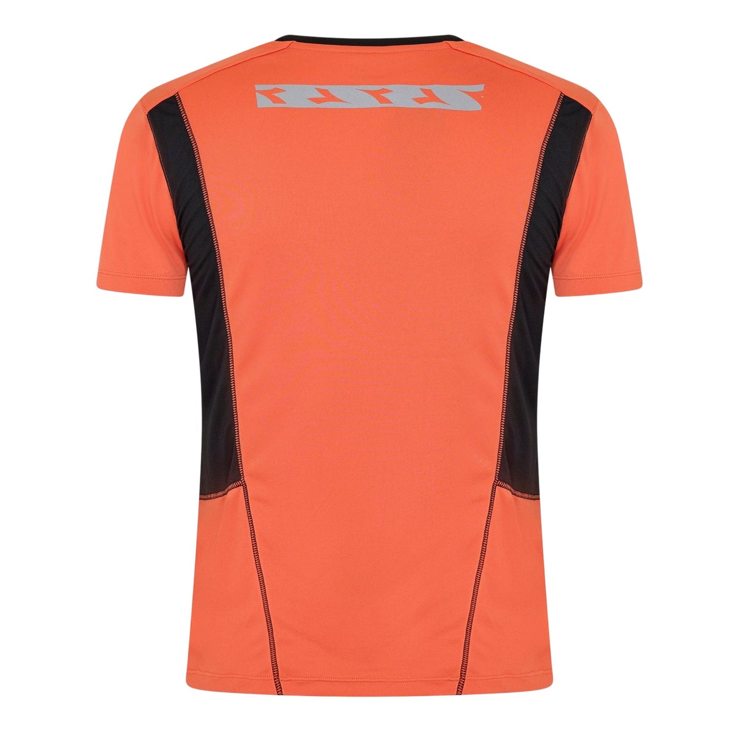 Orange-Black - Back - Diadora Mens Logo Crew Neck Running T-Shirt