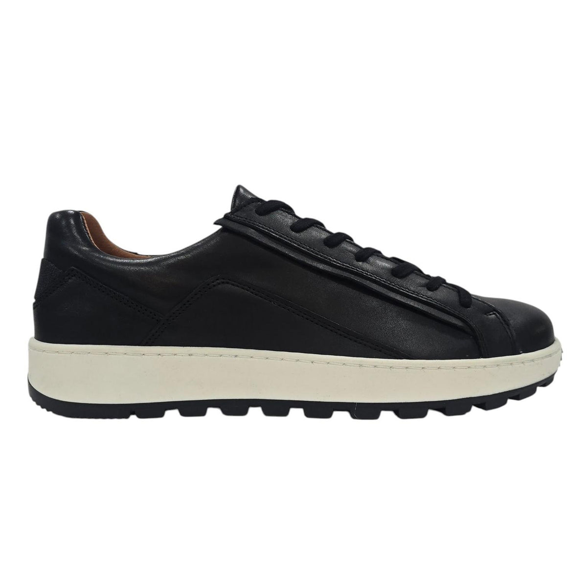 Black - Lifestyle - Nicholas Deakins Mens Gilmore Leather Lace Up Trainers