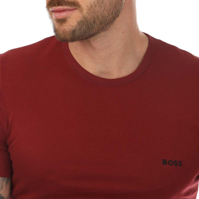 Black-Navy-Red - Lifestyle - Hugo Mens Logo T-Shirt (Pack of 3)