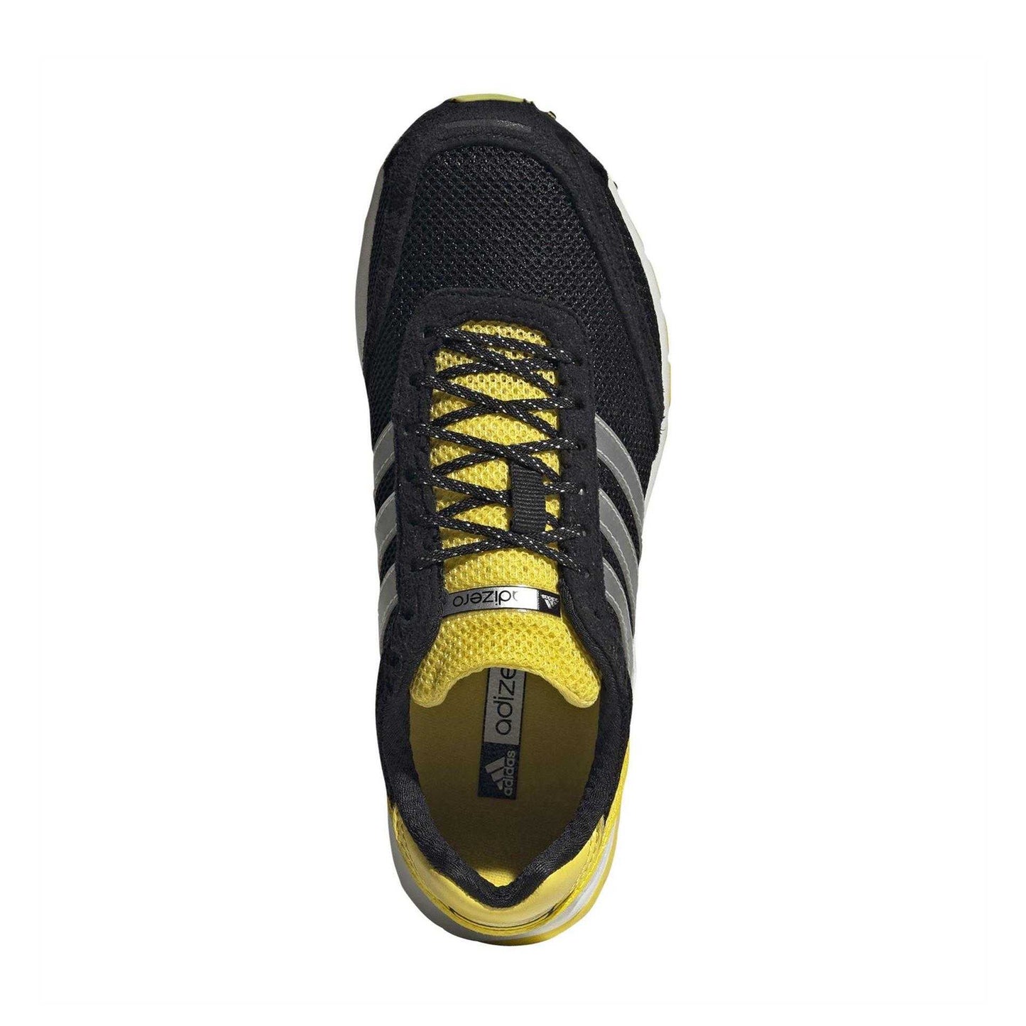 Core Black - Pack Shot - Adios Womens-Ladies 3 Stripes Mesh Trainers