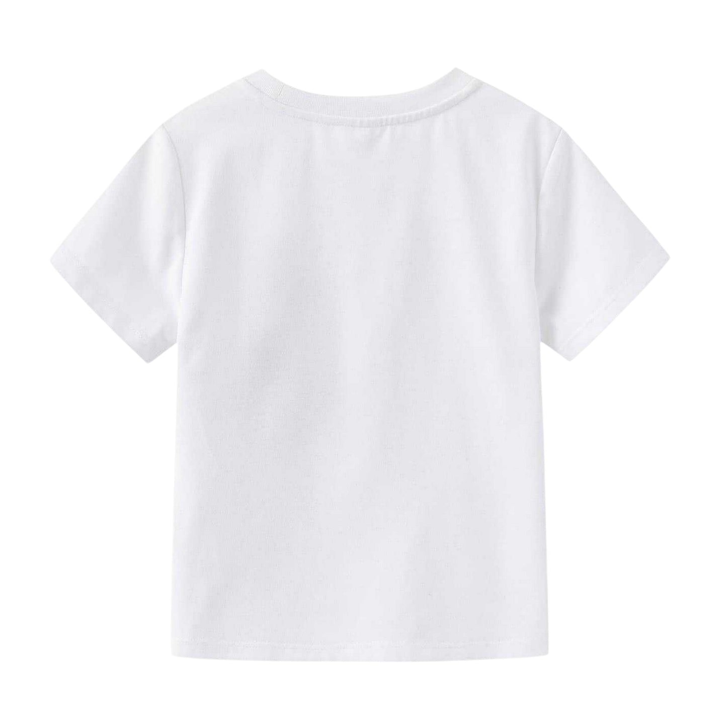 White - Back - Linea Mens Jingle Balls Printed T-Shirt