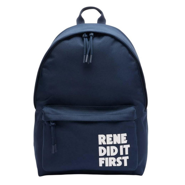 Blue - Front - Lacoste Rene Did It First Crocodile Backpack