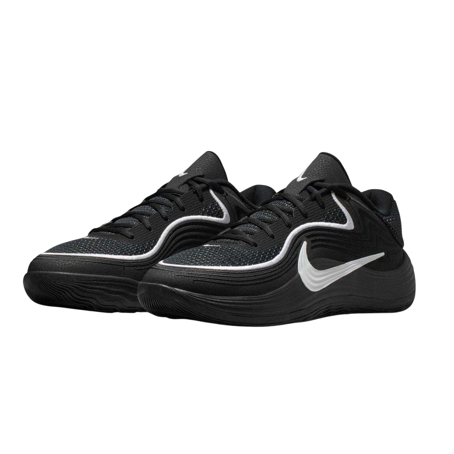 Black-White - Lifestyle - Nike Mens Logo Basketball Shoes