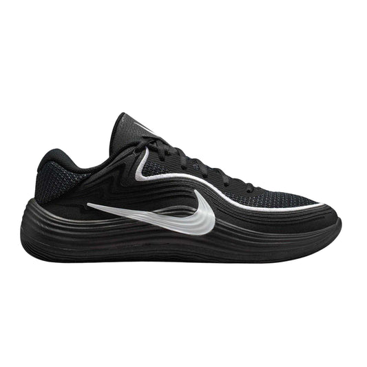 Black-White - Front - Nike Mens Logo Basketball Shoes