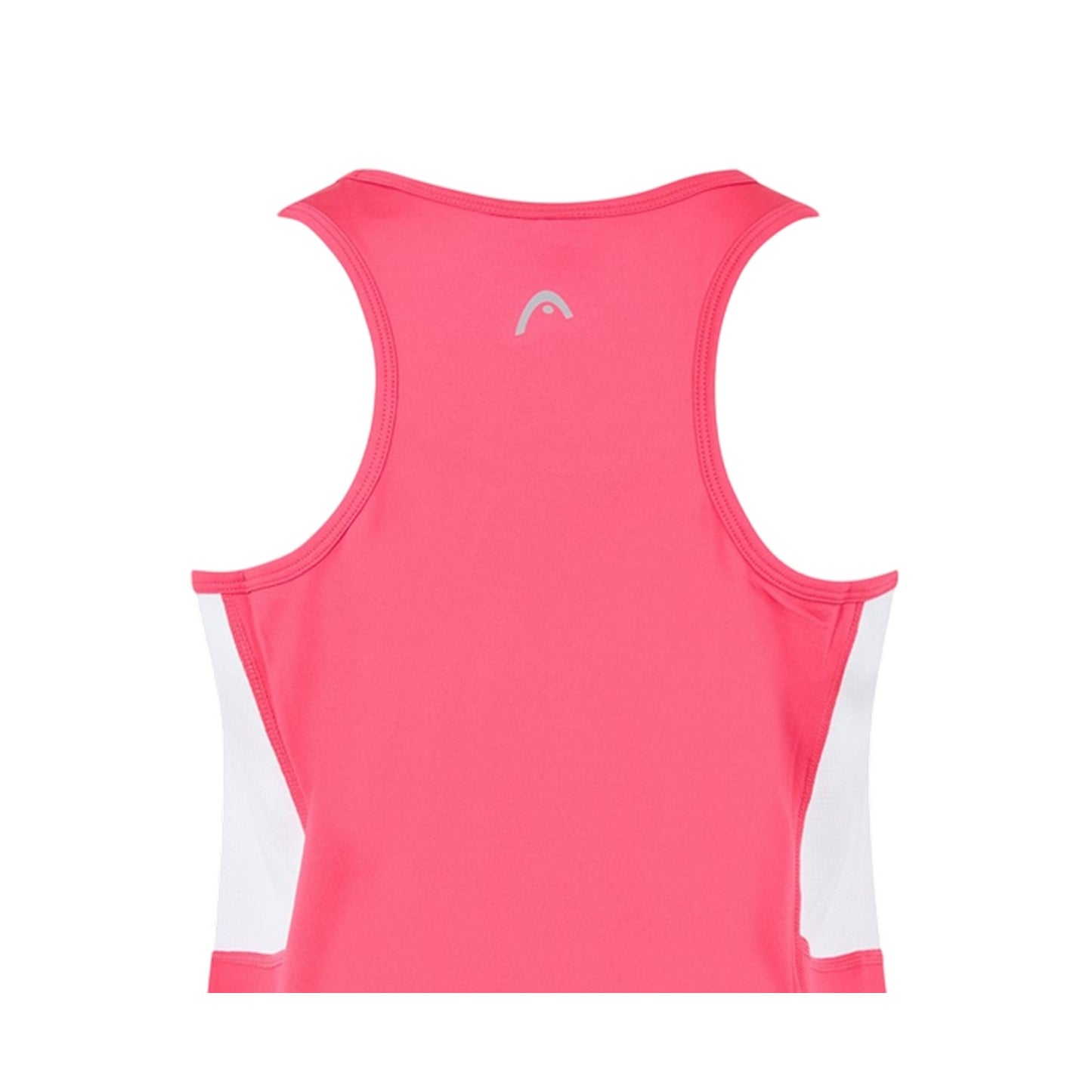 Pink - Side - Head Womens-Ladies Scoop Neck Slim Tank Top