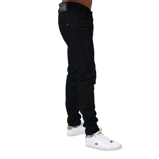 Black - Front - Replay Mens Anbass Slim Jeans