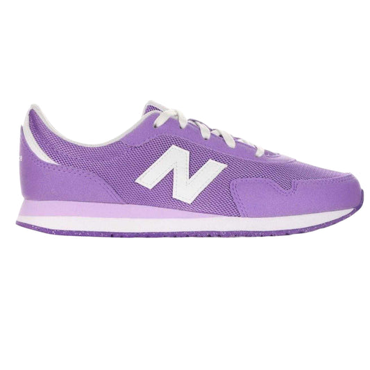 Lilac - Front - New Balance Womens-Ladies 515 Suede Flat Trainers