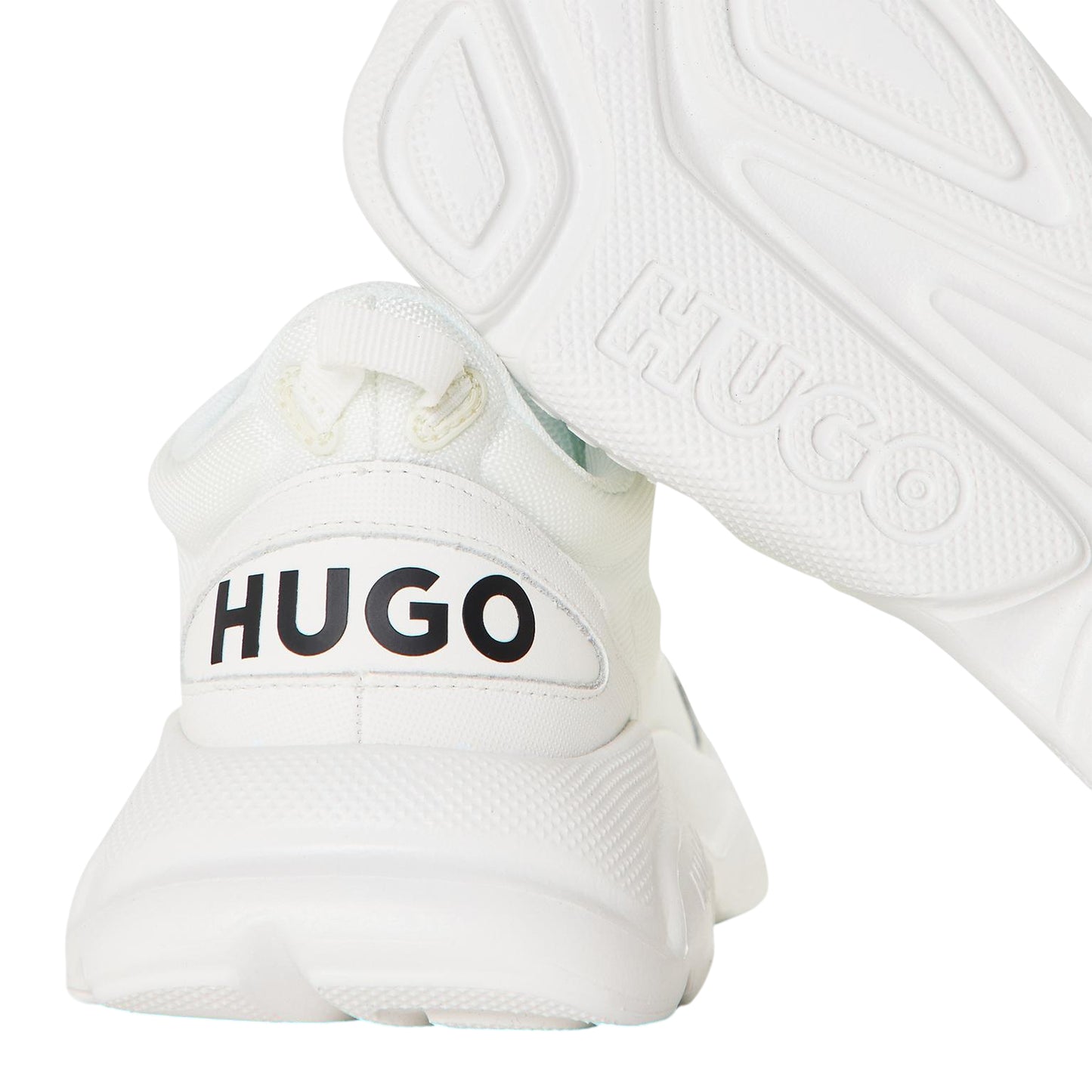 White - Lifestyle - Hugo Womens-Ladies Leon Runn Trainers