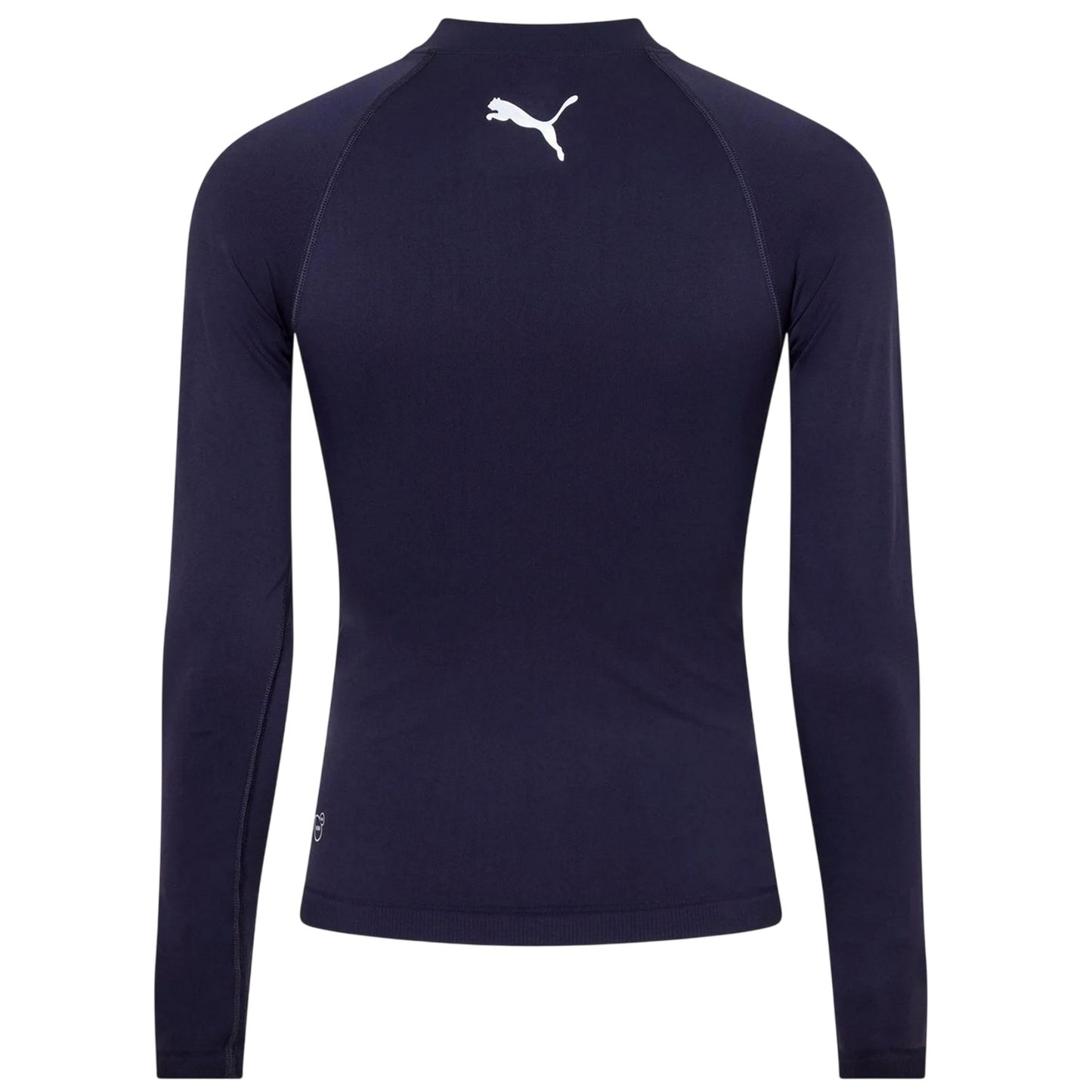 Blue - Back - Puma Mens Logo Base Layer Top