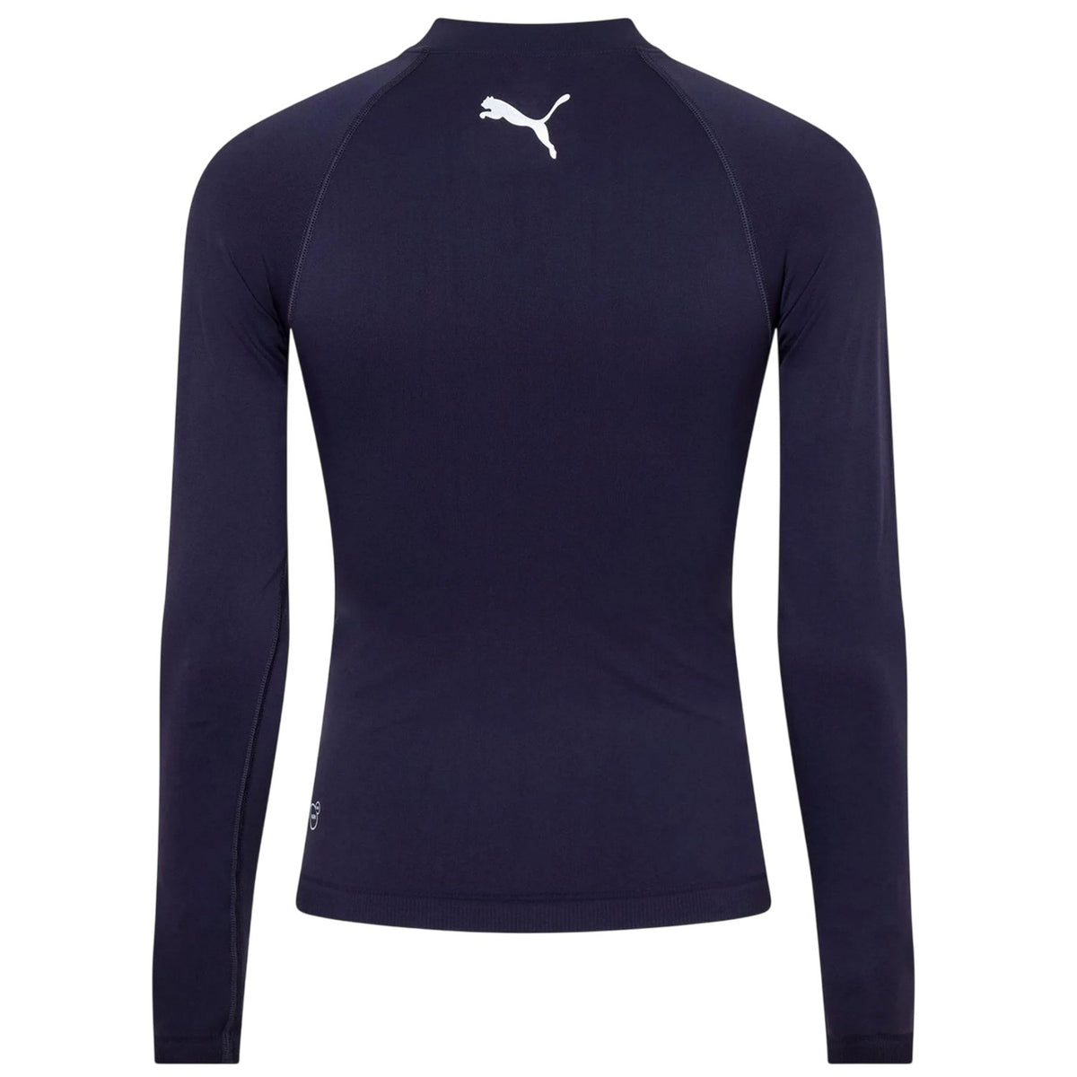Blue - Back - Puma Mens Logo Base Layer Top