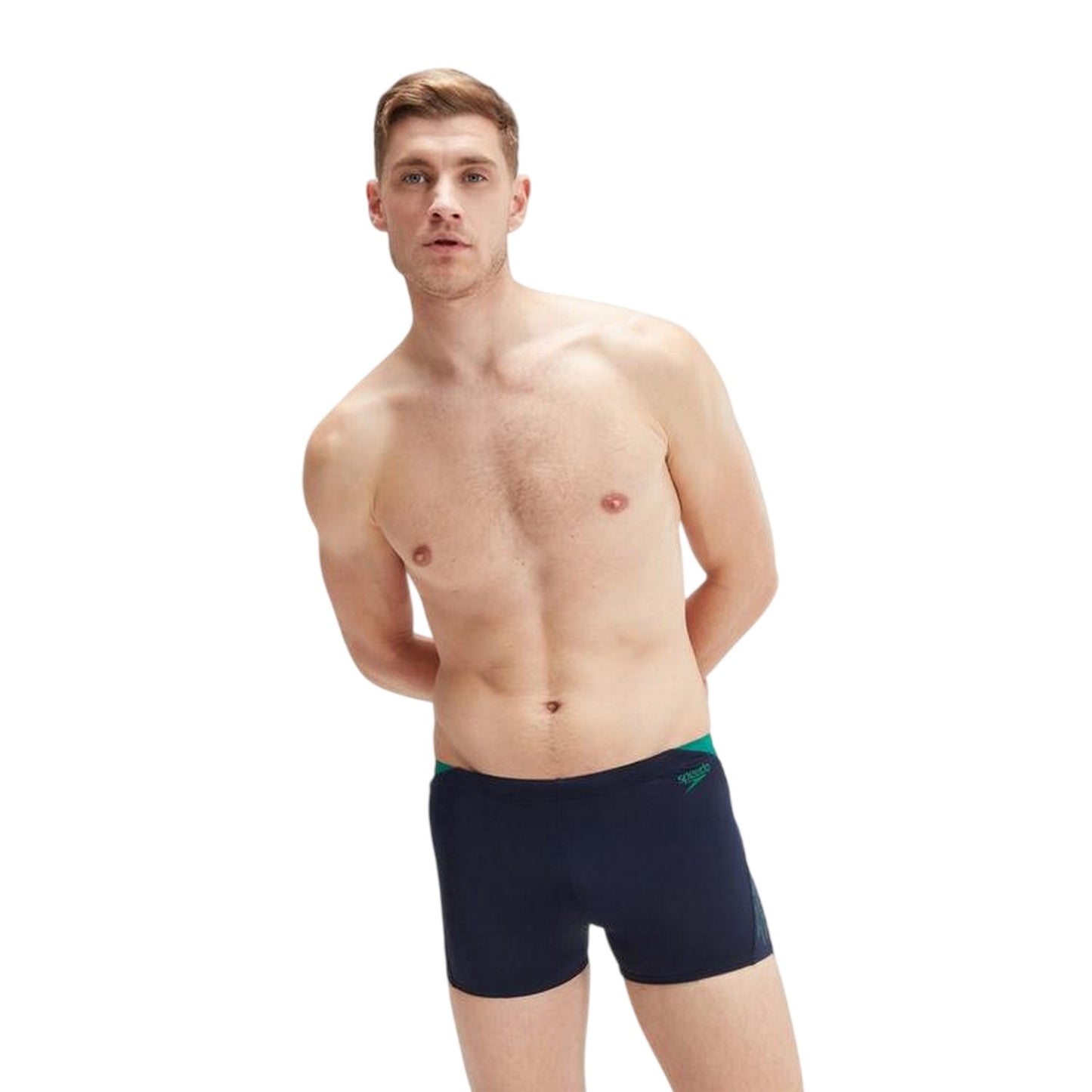 Navy-Green - Lifestyle - Speedo Mens Hyper Boom Swimming Trunks