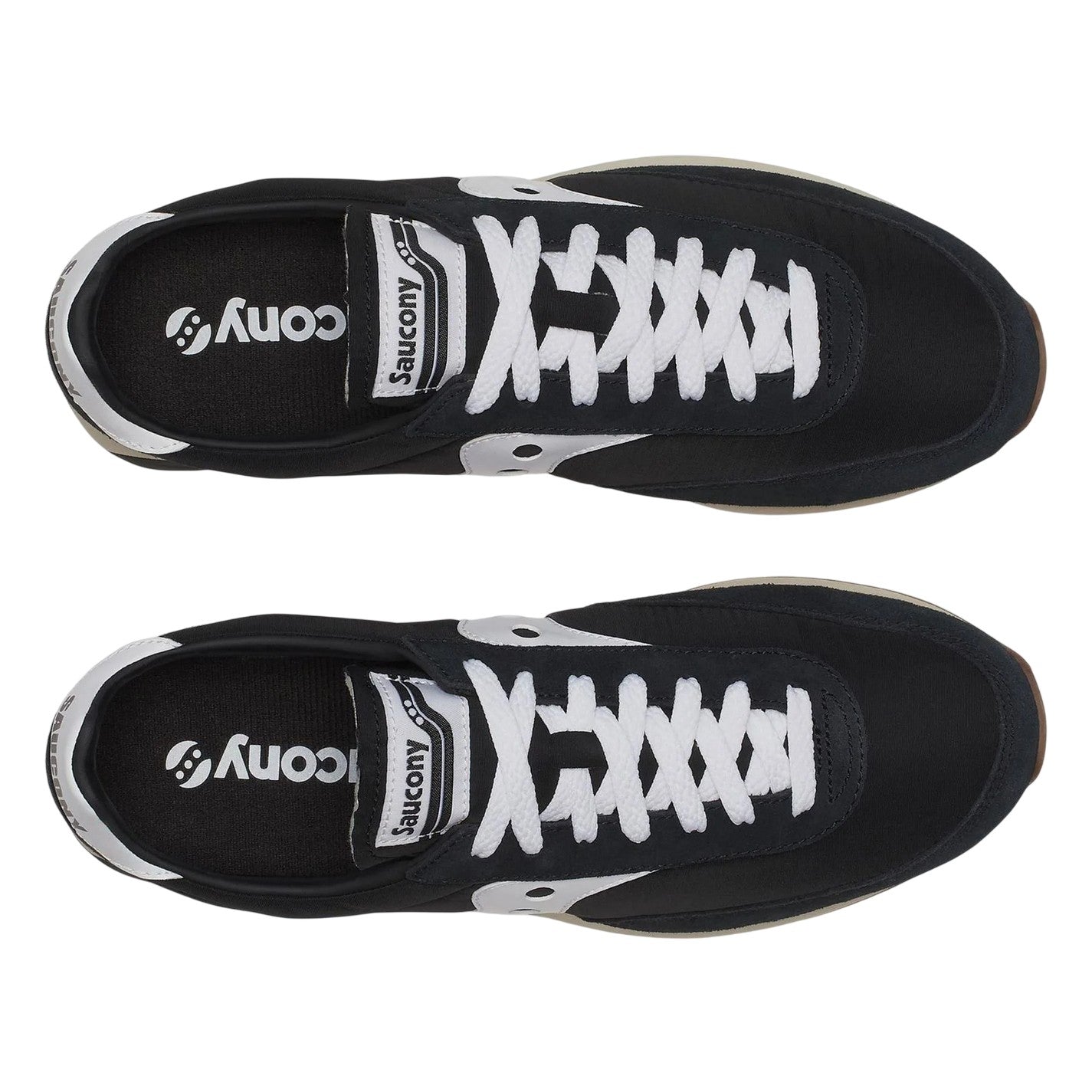 Black - Lifestyle - Saucony Mens 80 Suede Trainers