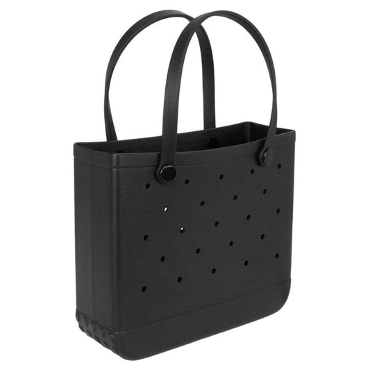 Black - Front - Miso Perforated Beach Tote Bag