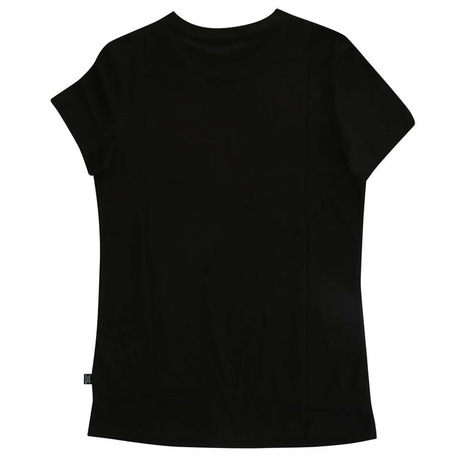 Black - Back - Essentials Womens-Ladies Small Logo T-Shirt