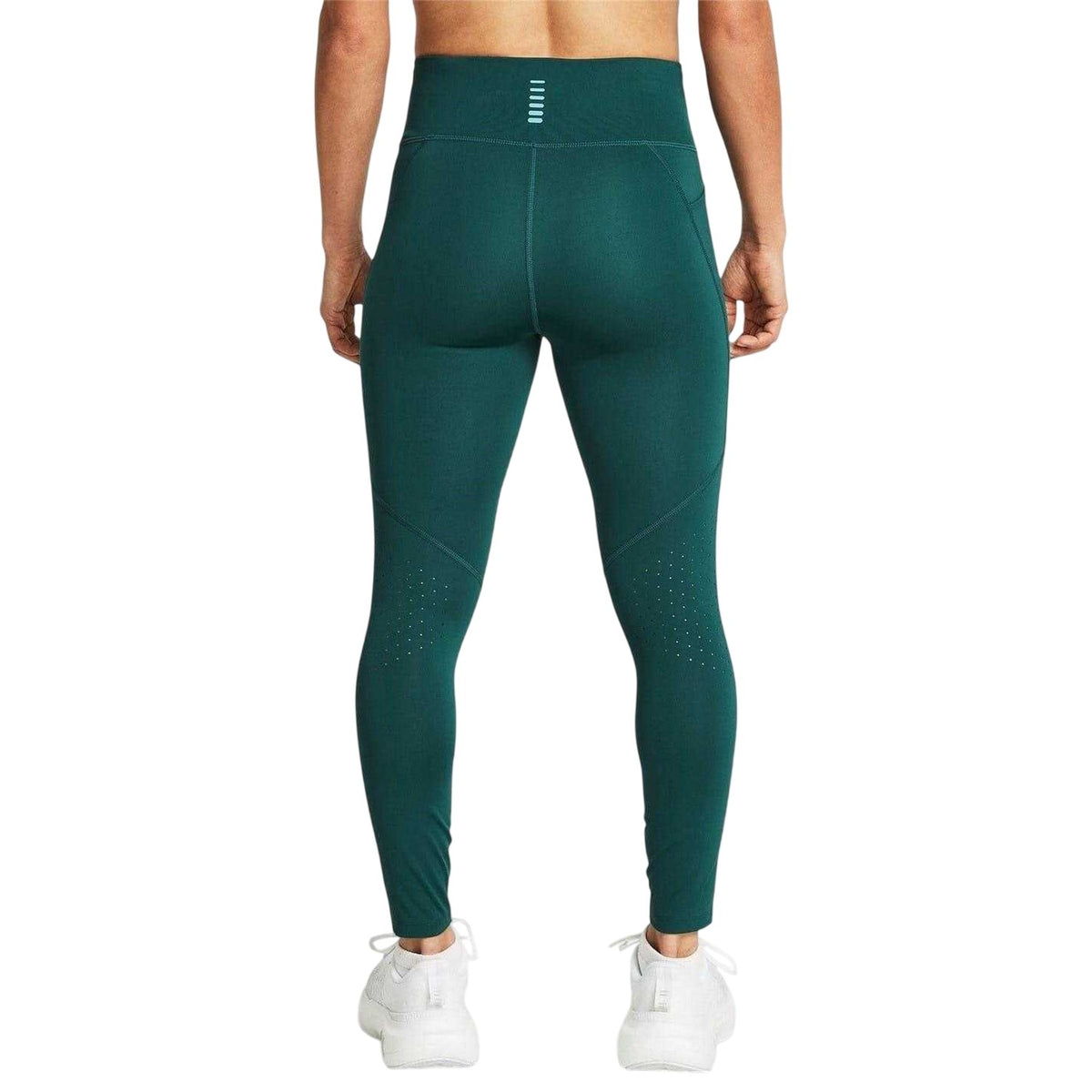 Blue - Back - Under Armour Womens-Ladies Fly Fast High Rise Leggings