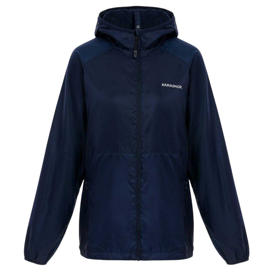 Navy - Front - Karrimor Womens-Ladies Outdoor Hooded Jacket