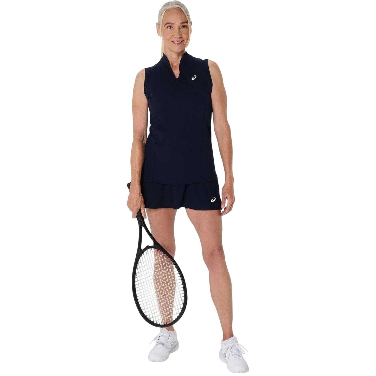 Midnight Blue - Lifestyle - Asics Womens-Ladies Court Tennis Skort