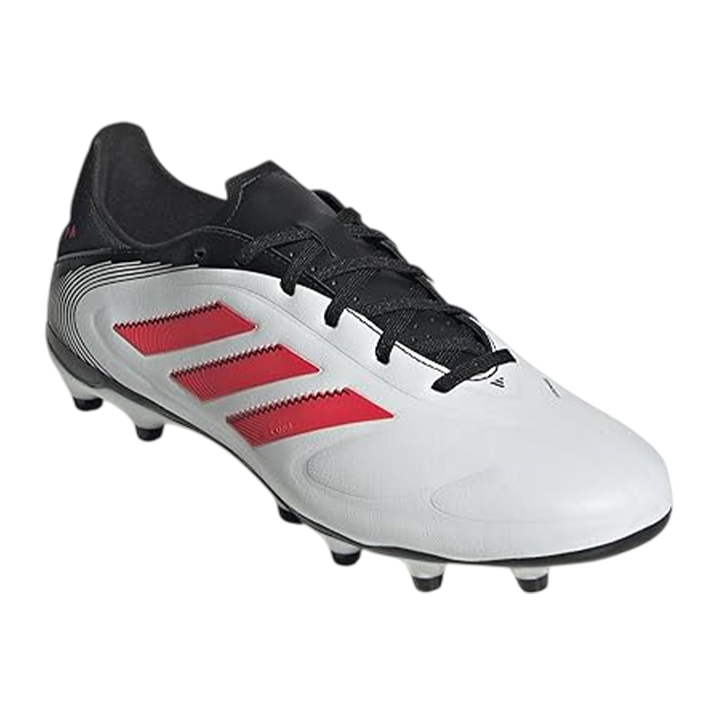 White-Red-Black - Lifestyle - Adidas Unisex Adult Copa Pure 3 Elite Leather Lace Up Soft Ground Football Boots