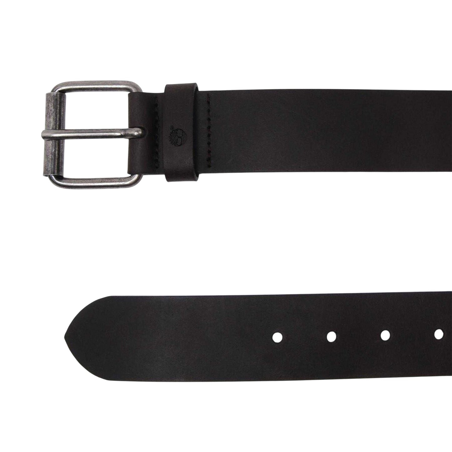 Dark Brown - Side - Timberland Mens Leather Belt