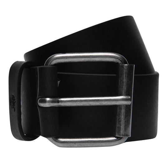 Black - Front - Timberland Mens Leather Belt