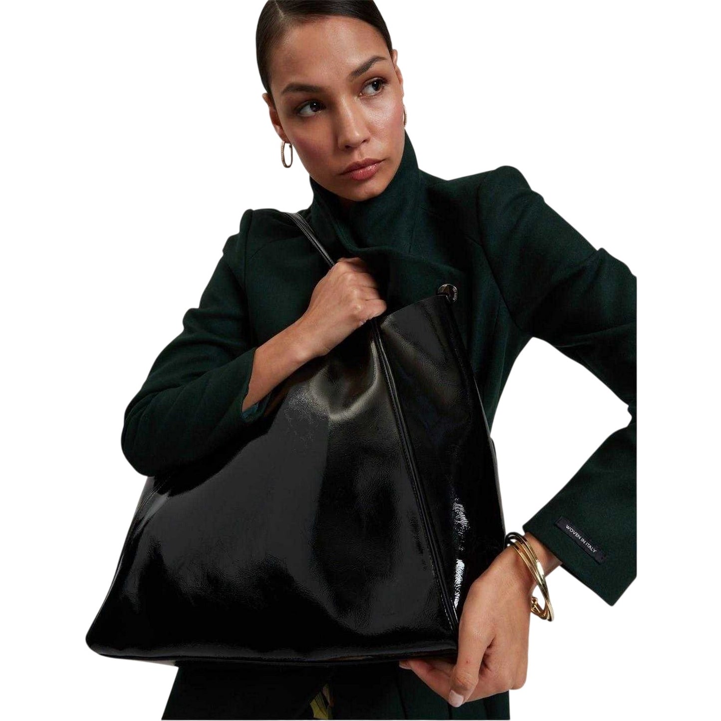 Black - Side - Ted Baker Womens-Ladies Slouch Tote Bag