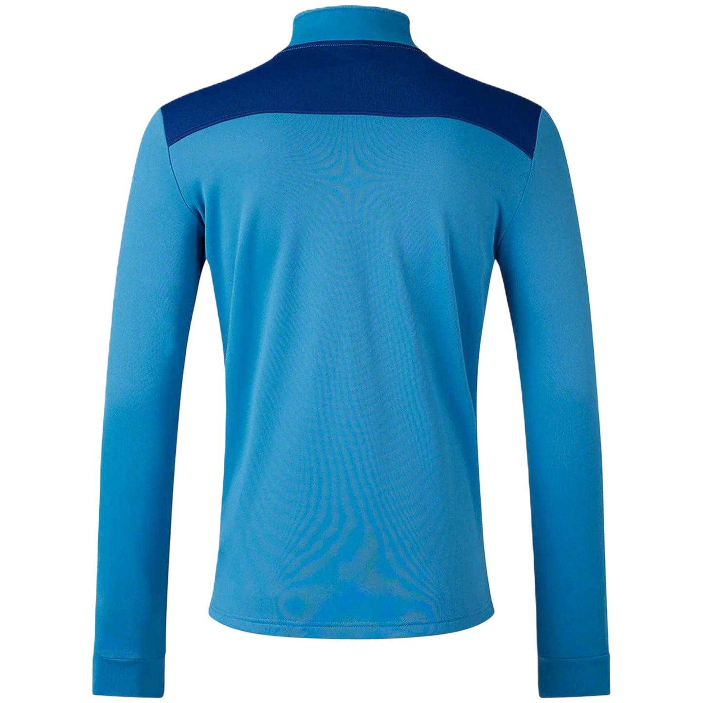 Blue-Deep Blue - Back - Castore Mens Rangers FC Quarter Zip Training Fleece Top