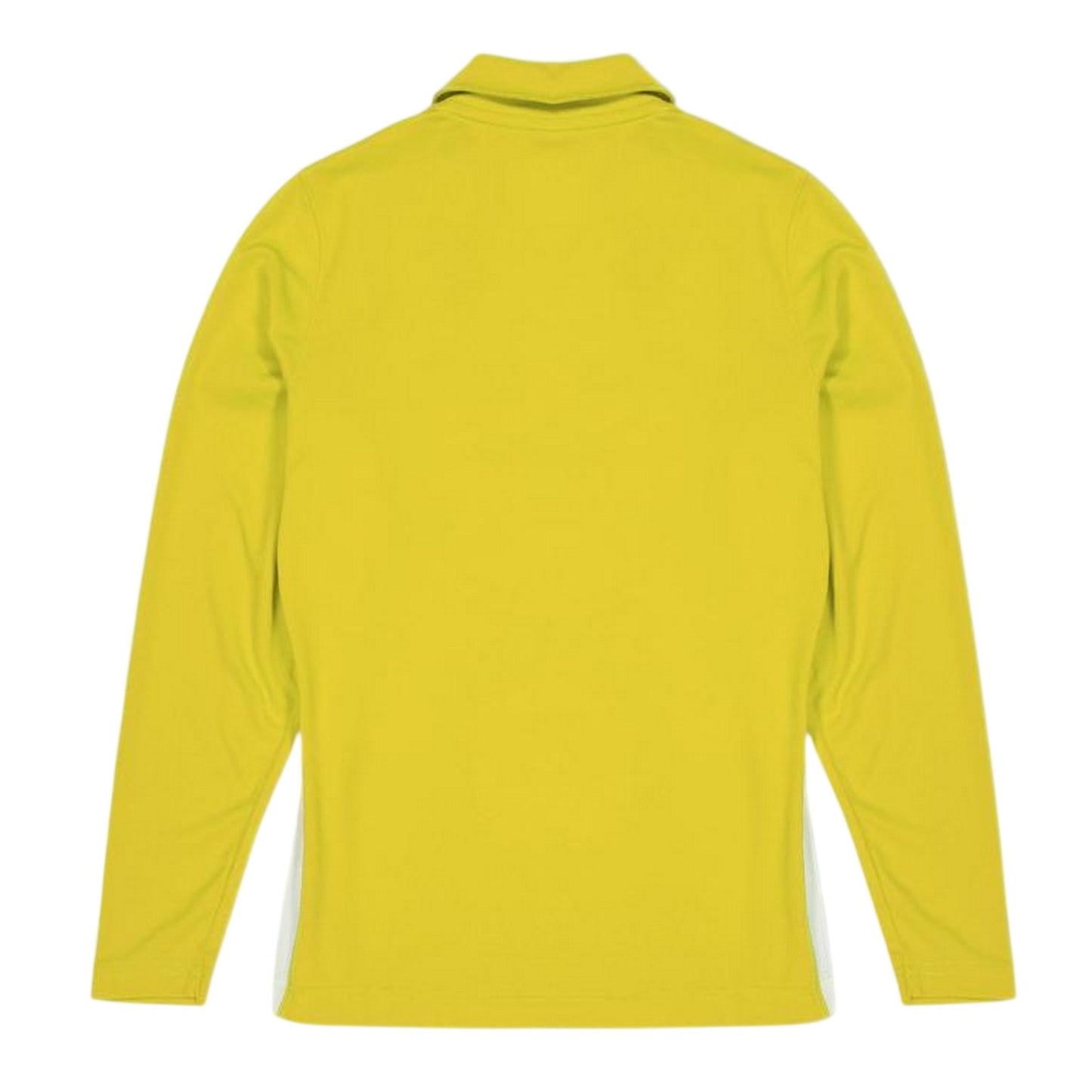 Yellow - Back - Warrior Childrens-Kids Anfield Long-Sleeved Polo Shirt