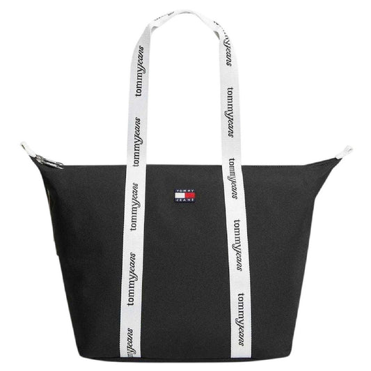 Black - Front - Tommy Jeans Womens-Ladies Everyday Tote Bag