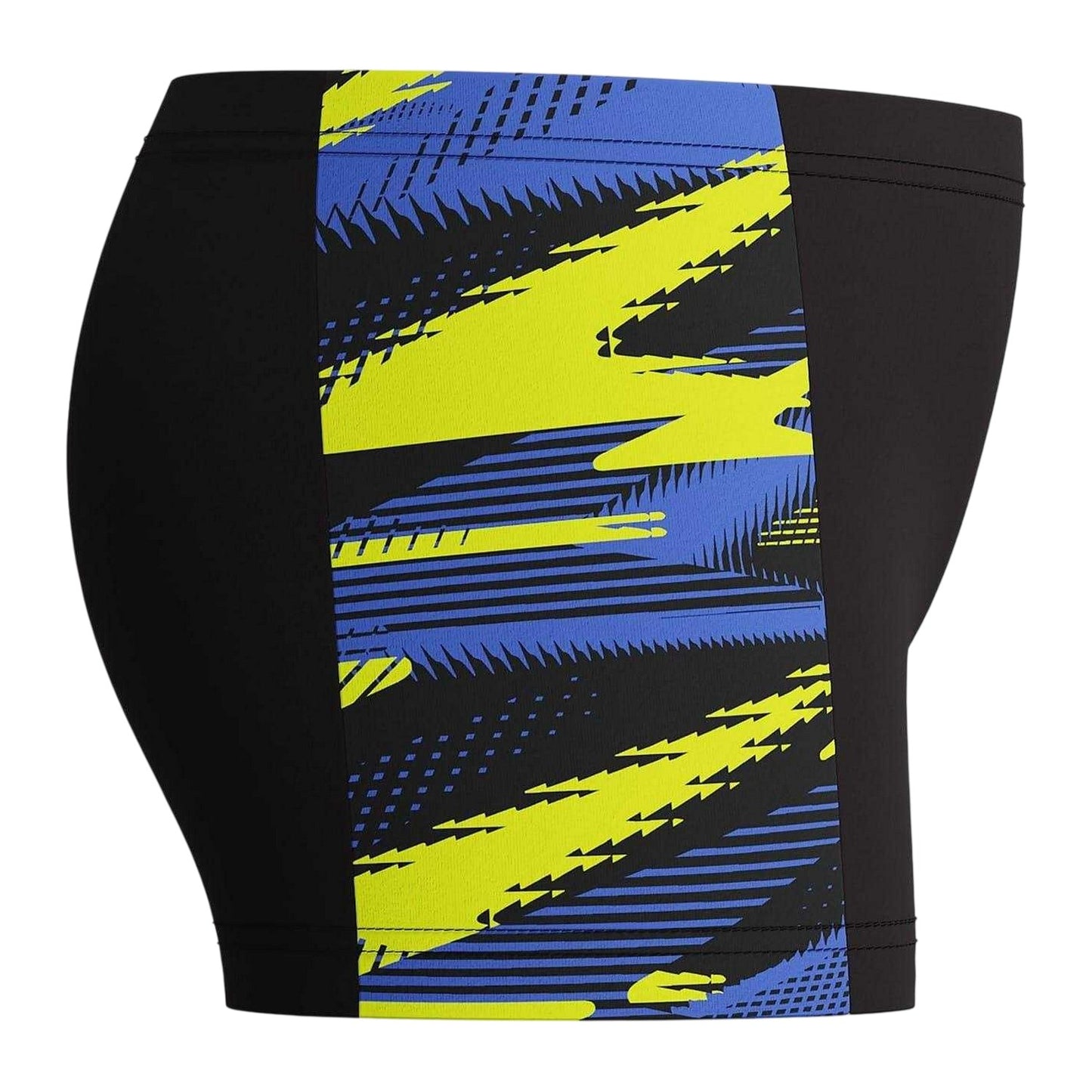 Hyper Yellow - Side - Speedo Childrens-Kids Contrast Detail Swimming Trunks