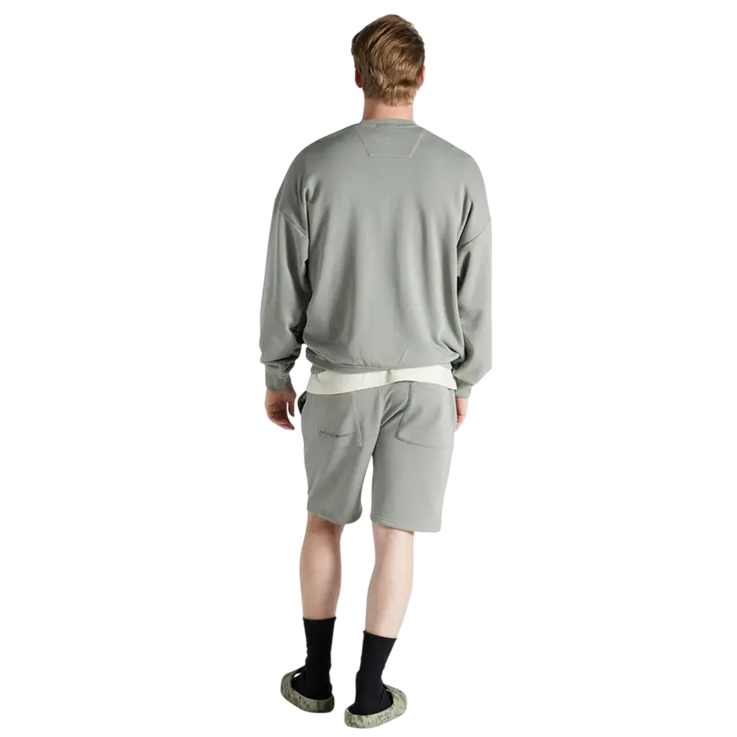 Laurel Green - Back - Original Creator Mens Health Club Relaxed Fit Sweatshirt