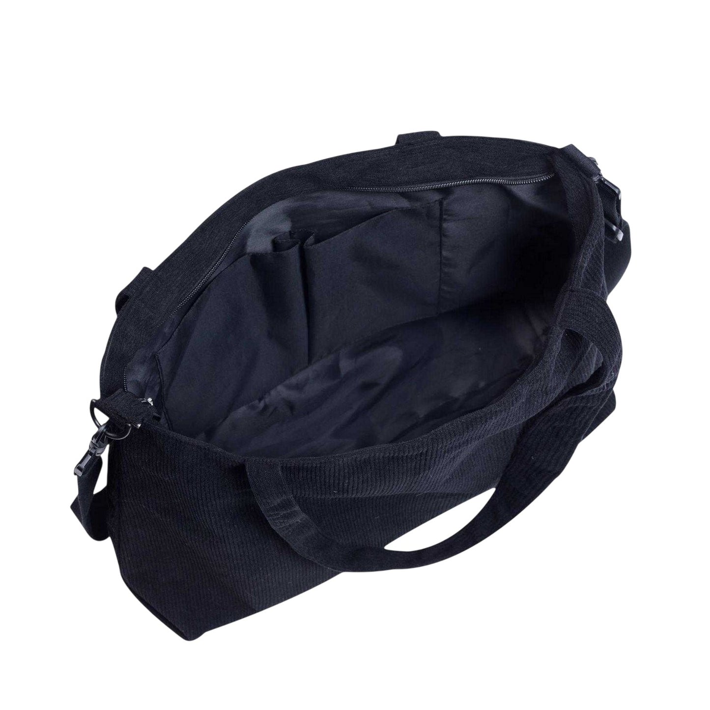 Black - Lifestyle - Firetrap Corduroy Everyday Tote Bag