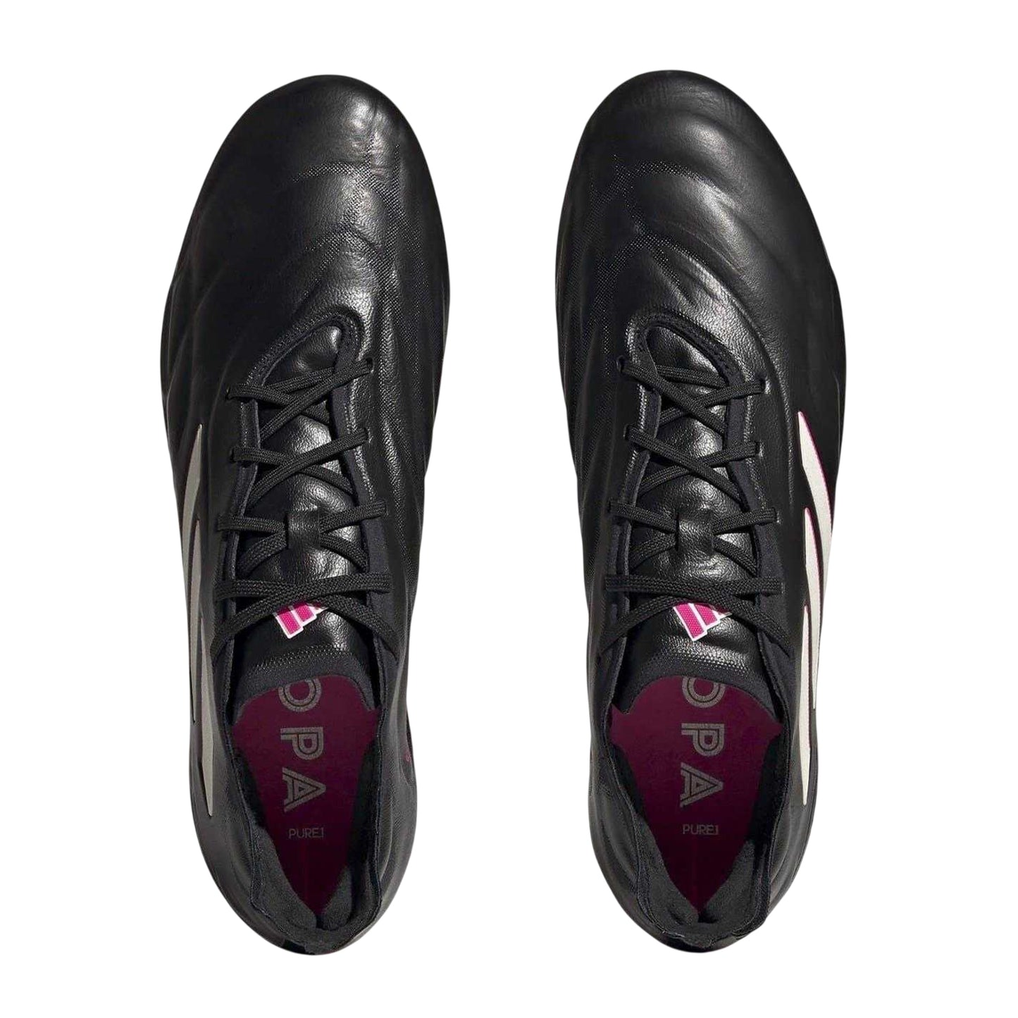 Black - Lifestyle - Adidas Unisex Adult Copa Pure.1 Leather Soft Ground Football Boots